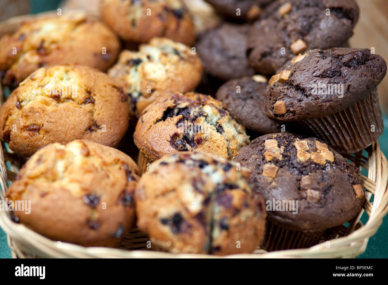 Muffins Stockfoto