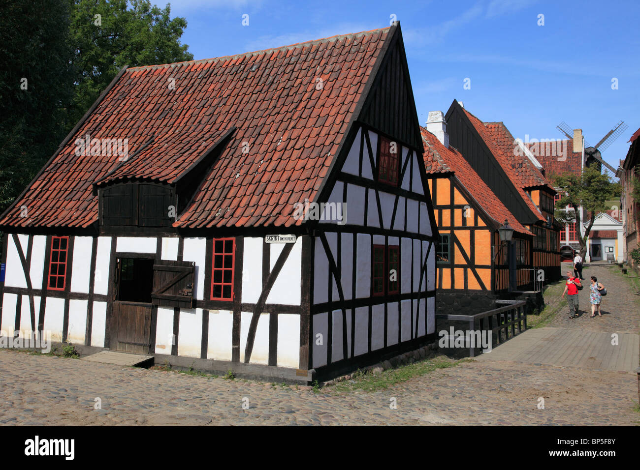 Dänemark, Jütland, Arhus, Den Gamle By Museum unter freiem Himmel, Stockfoto