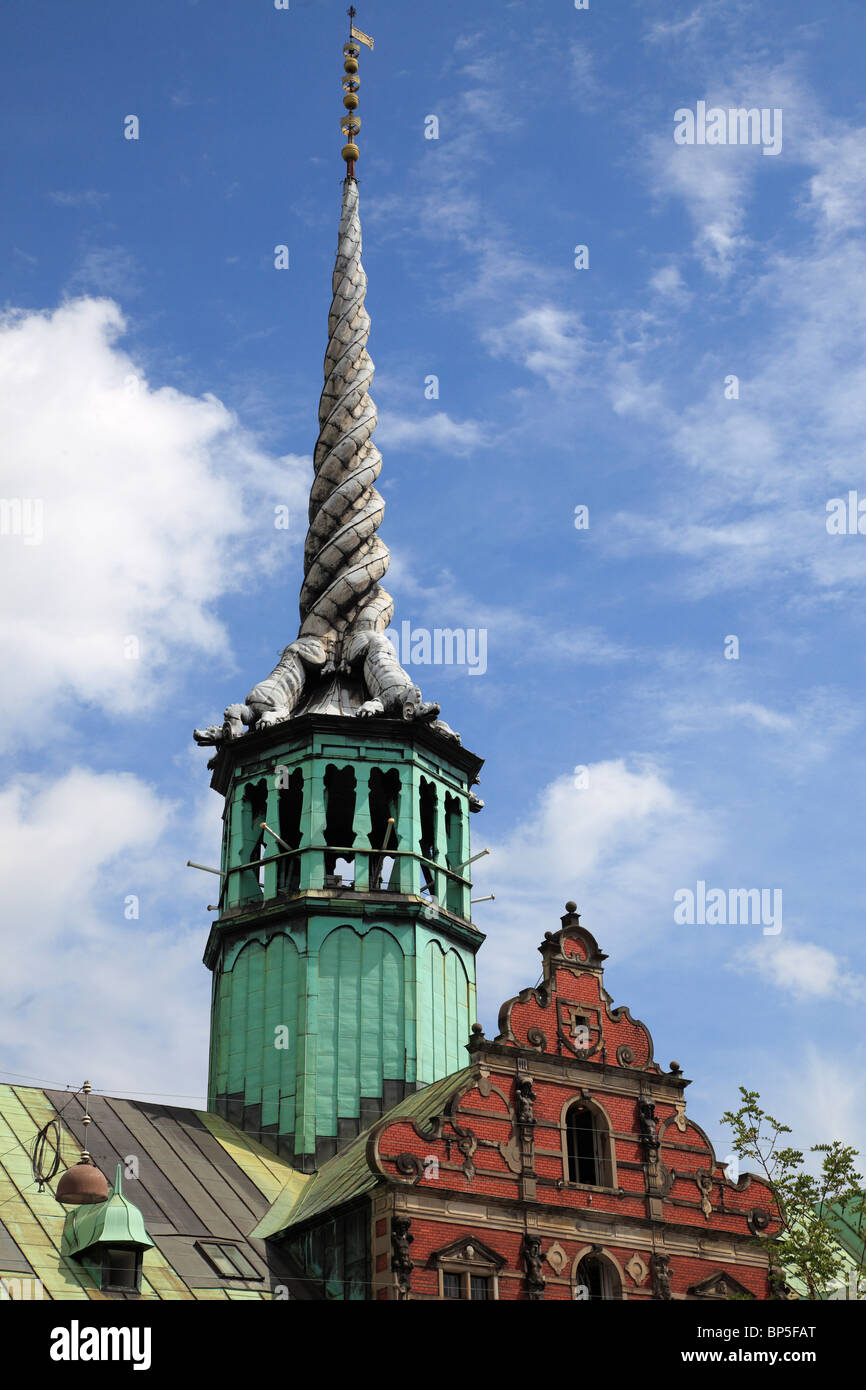 Dänemark, Kopenhagen, Börse, Stockfoto