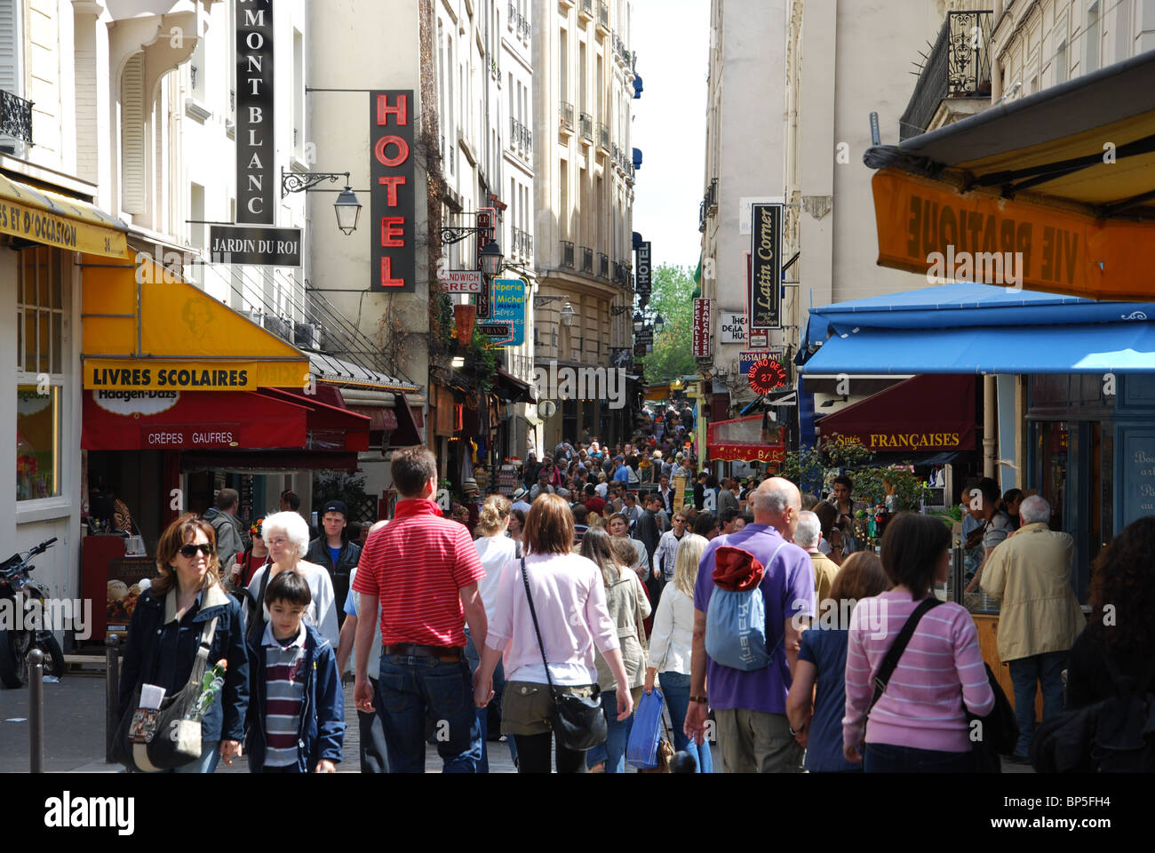 Quartier Latin Paris Frankreich Stockfoto