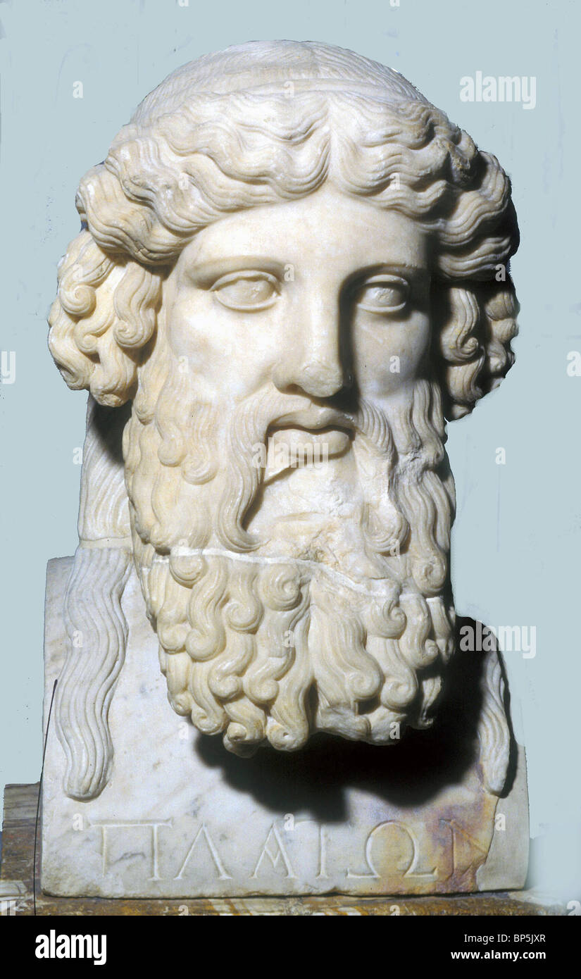4340. PLATO der griechische Philosoph, 428-348 v. Chr., Stockfoto