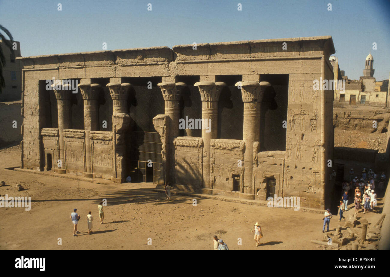 OMBOS bekannt für seine einzigartige doppelte Tempel der Ptolemäer & römischen Perioden die Sebek (Suchos) das Krokodil gewidmet ist Stockfoto