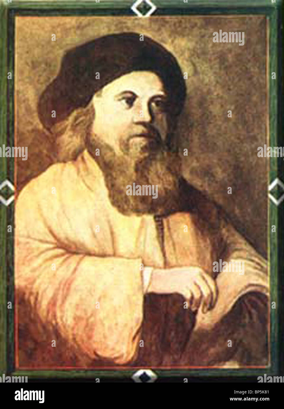 Baal Shem Tov (Israel Ben Eliezer) Gründer (ca. 1750) des Chassidismus eine jüdische geistliche Bewegung zeichnet sich durch Mystik & Stockfoto