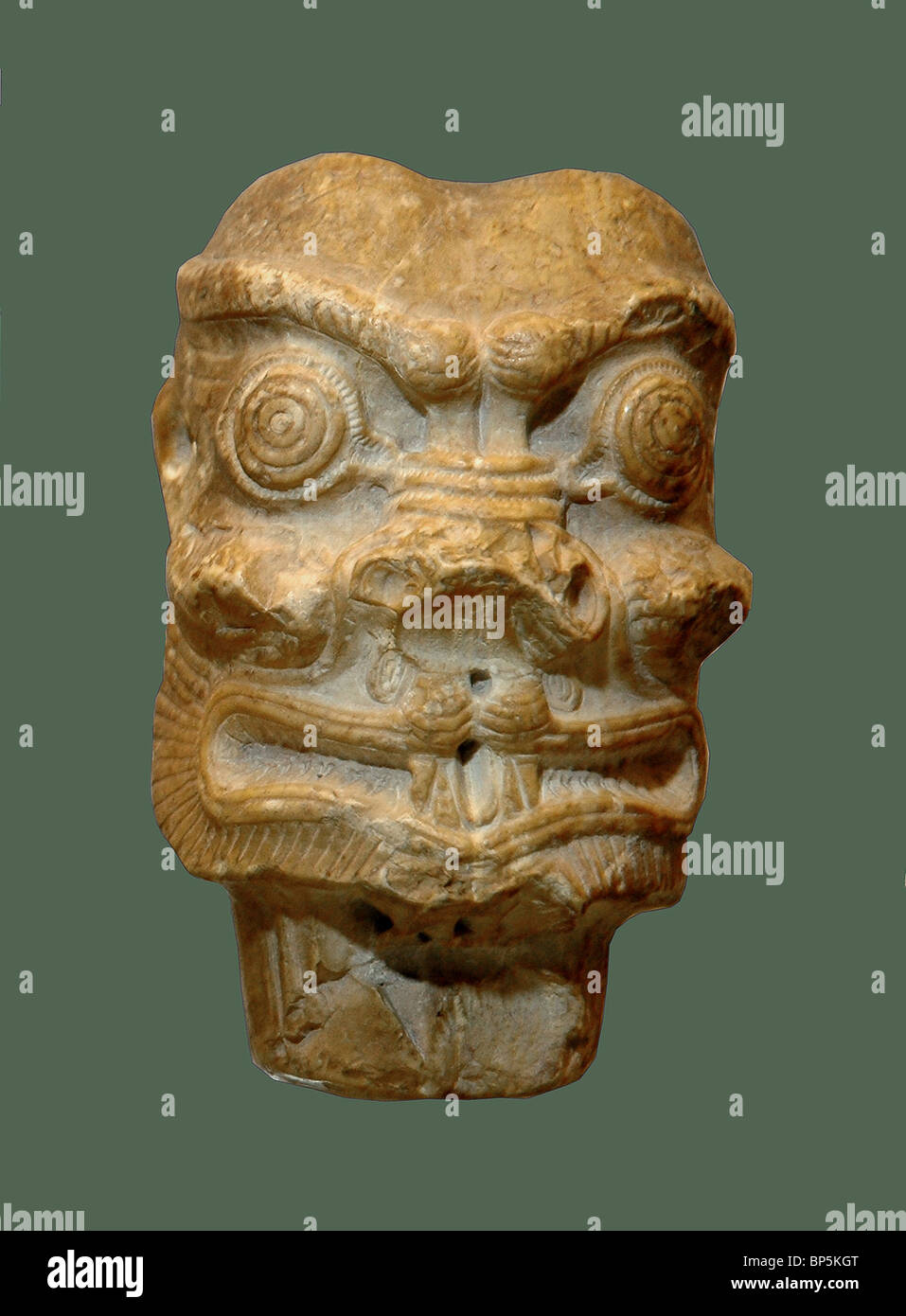 5234. TERRACOTTA BILD VON DEM DÄMON PAZUZU, "KÖNIG DER BÖSEN GEISTER", MESOPOTAMIEN, C. 8-7.. AUGUSTEISCHEN. Stockfoto