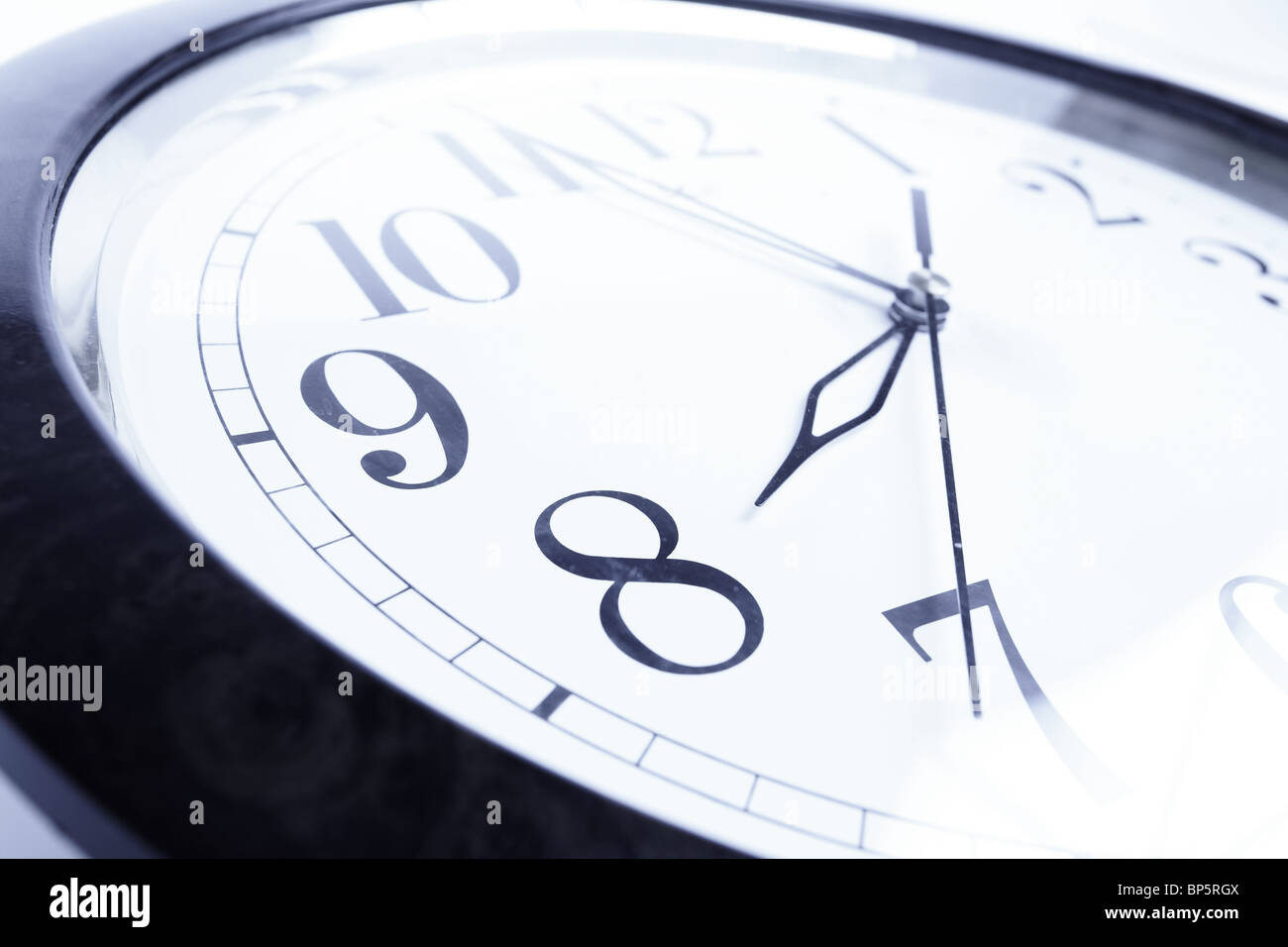 Konzept-Uhr Stockfoto