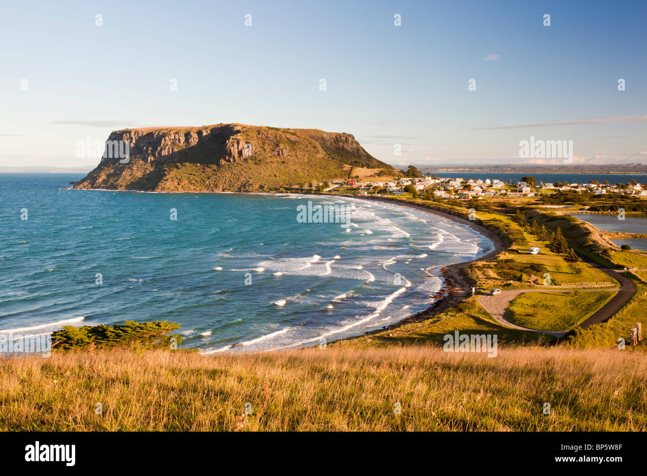 Die Mutter (ursprünglich bekannt als kreisförmige Kopf) am Stanley in Tasmanien Stockfoto