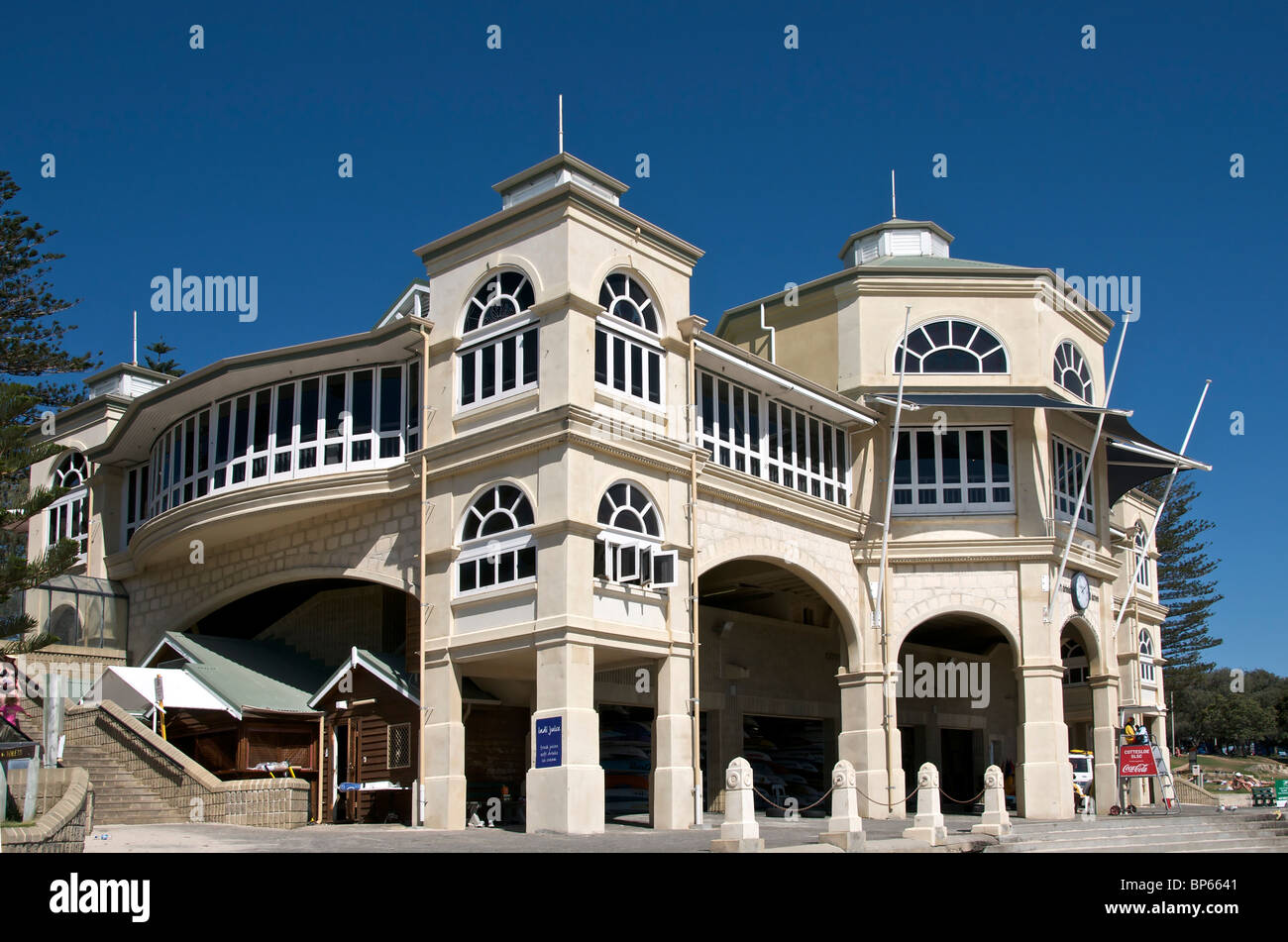 Indiana Tee Haus Cottesloe Beach Perth Western Australia, Australia Stockfoto