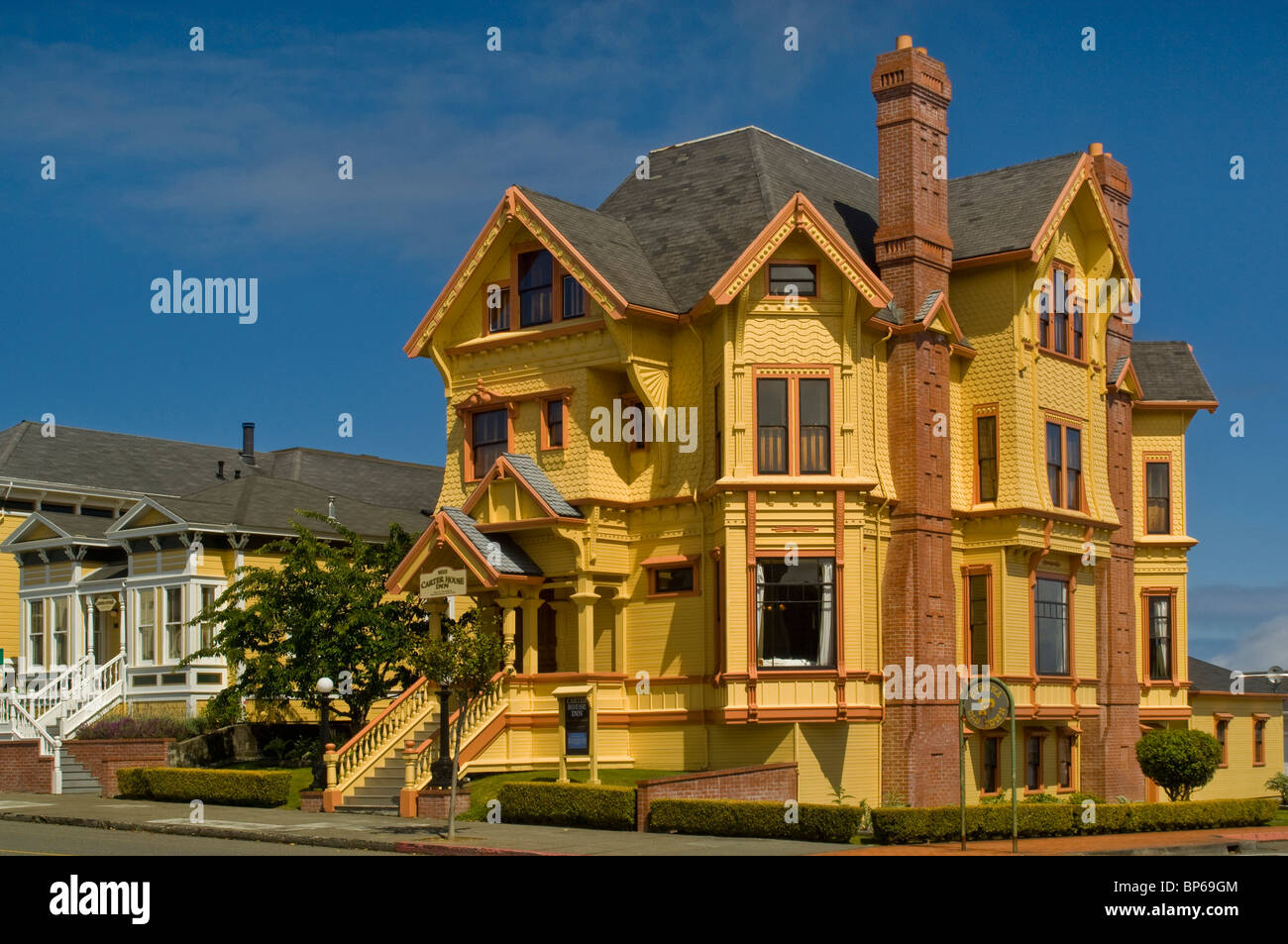 Carter House Inn viktorianischen Herrenhaus & Pensionen, Eureka, California Stockfoto