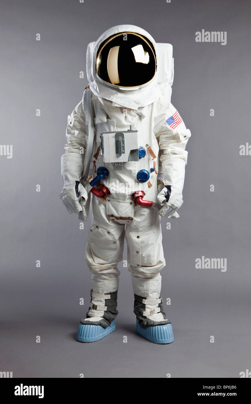 Ein Porträt eines Astronauten, Studio gedreht Stockfoto