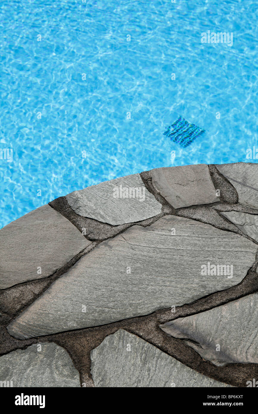 Detail eines Schwimmbades Stockfoto
