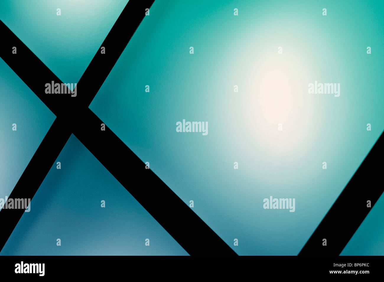 Rautenmuster, Gegenlicht Stockfoto