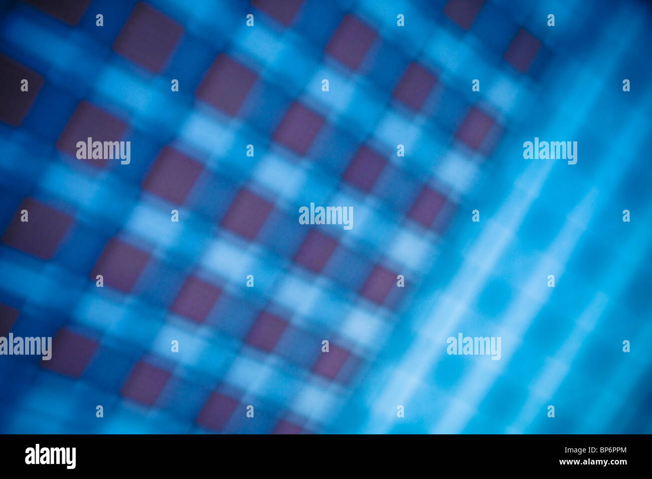 Verschwommene blaue Muster Stockfoto