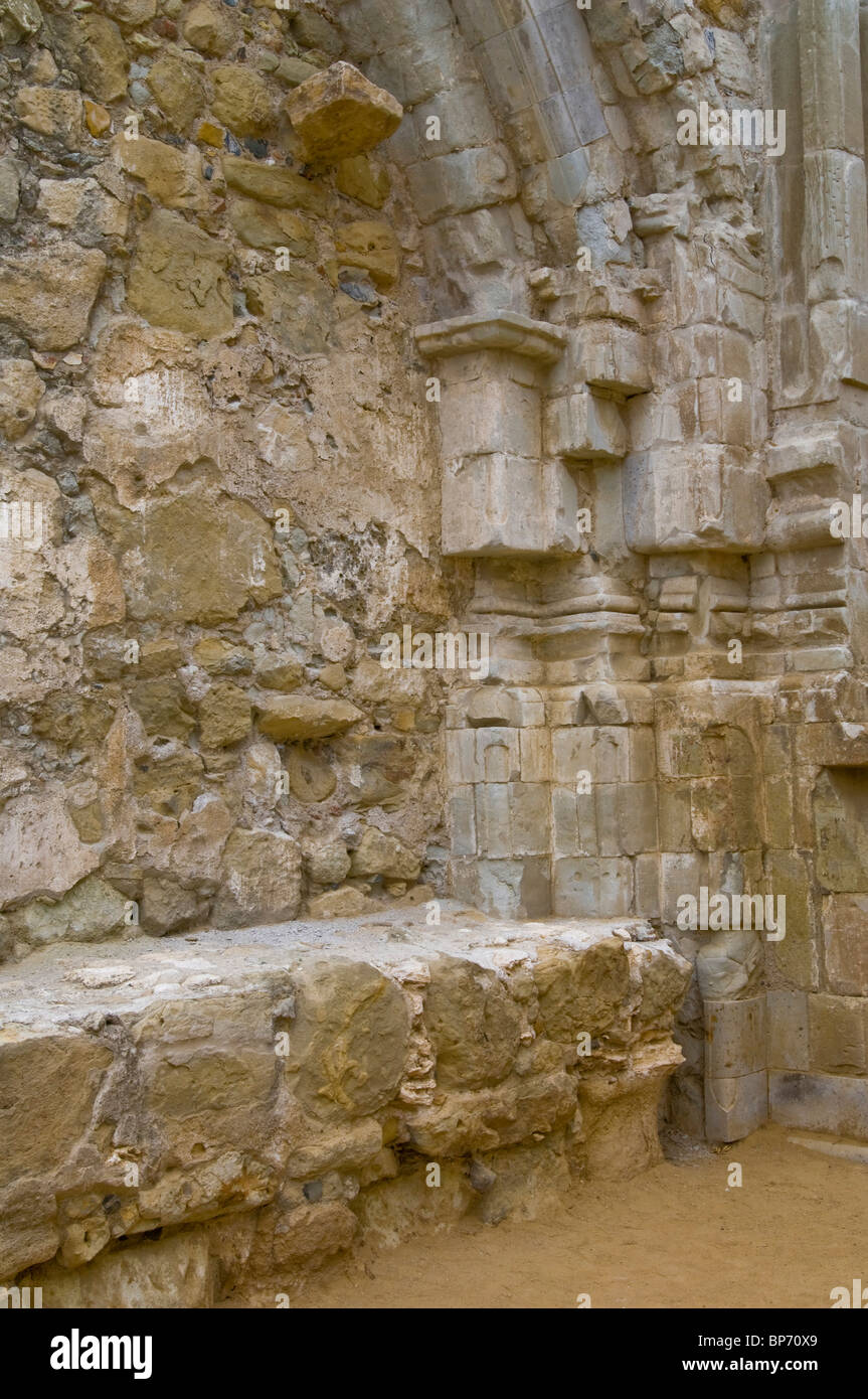 Bleibt der große Stein Kirche, Mission San Juan Capistrano, San Juan Capistrano, Kalifornien Stockfoto