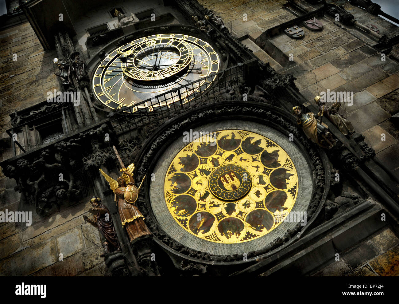 Astrologische Uhr in Prag Stockfoto Astrologische Uhr in Prag Stockfoto