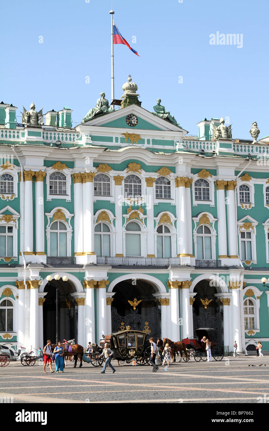 Die Einsiedelei, aka The Winterpalais in St. Petersburg, Russland Stockfoto