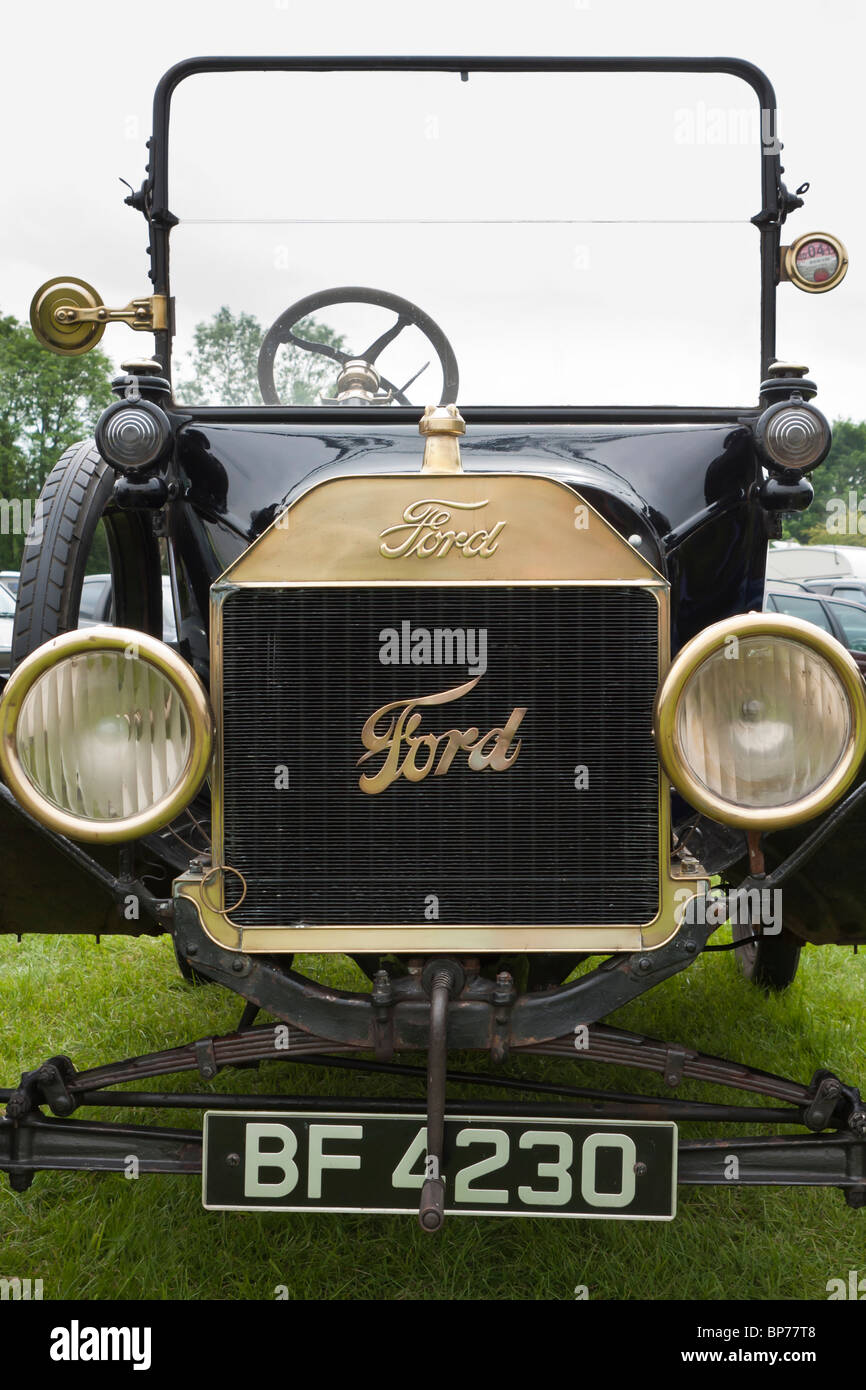 1915 schwarz Ford Model t tourer Stockfoto