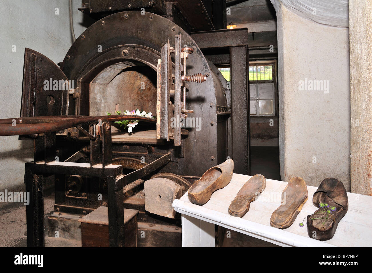 Krematorium in Natzweiler-Struthof, das einzige WW2 Konzentrationslager gegründet von den Nazis auf französischem Staatsgebiet, Elsass, Frankreich Stockfoto