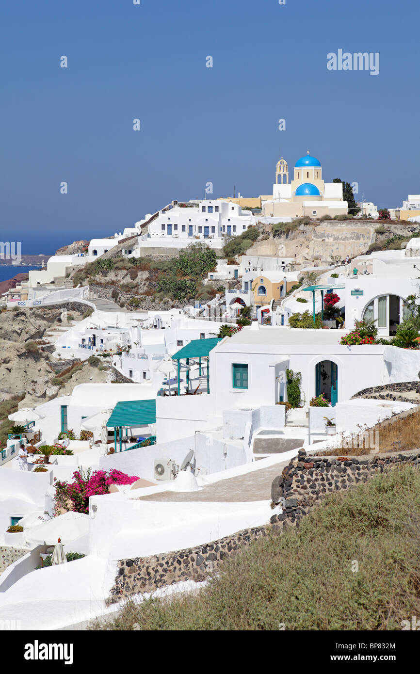 Oia, Santorin, Kykladen, Ägäis, Griechenland Stockfoto
