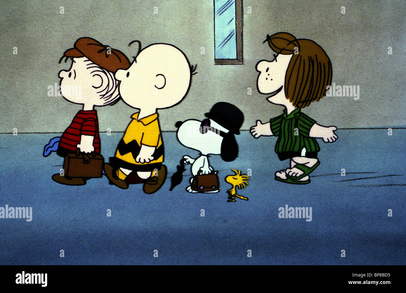 Linus Charlie Brown Snoopy Woodstock Peppermint Patty Ein Junge Namens Charlie Brown 1969 Stockfotografie Alamy