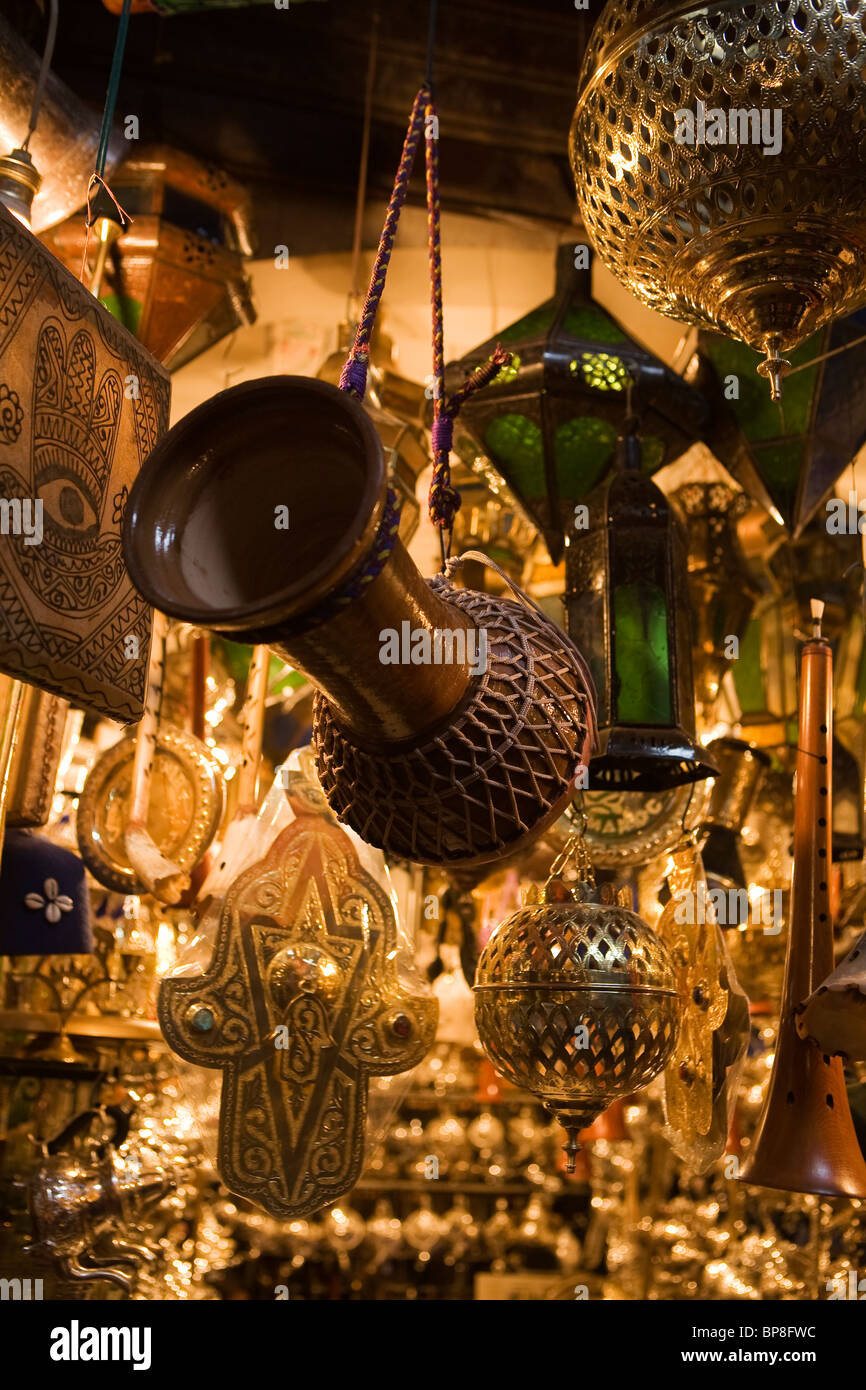 Souks von Marrakesch, Marokko Stockfoto