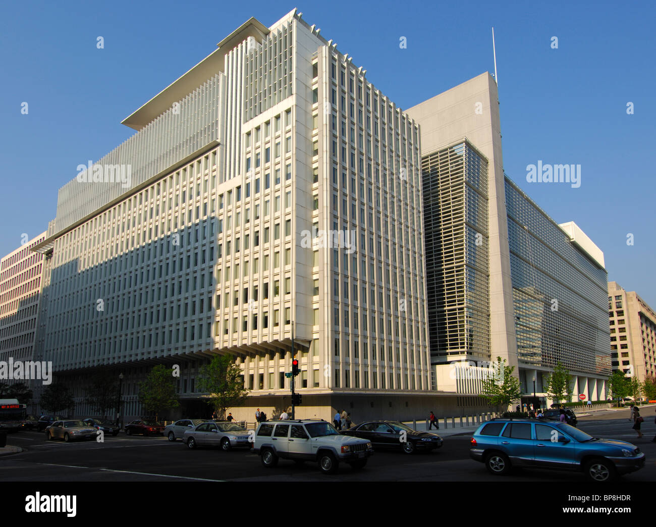 Hauptsitz der internationalen Bank für Wiederaufbau und Entwicklung (IBRD), Weltbank, Washington, D.C., USA Stockfoto