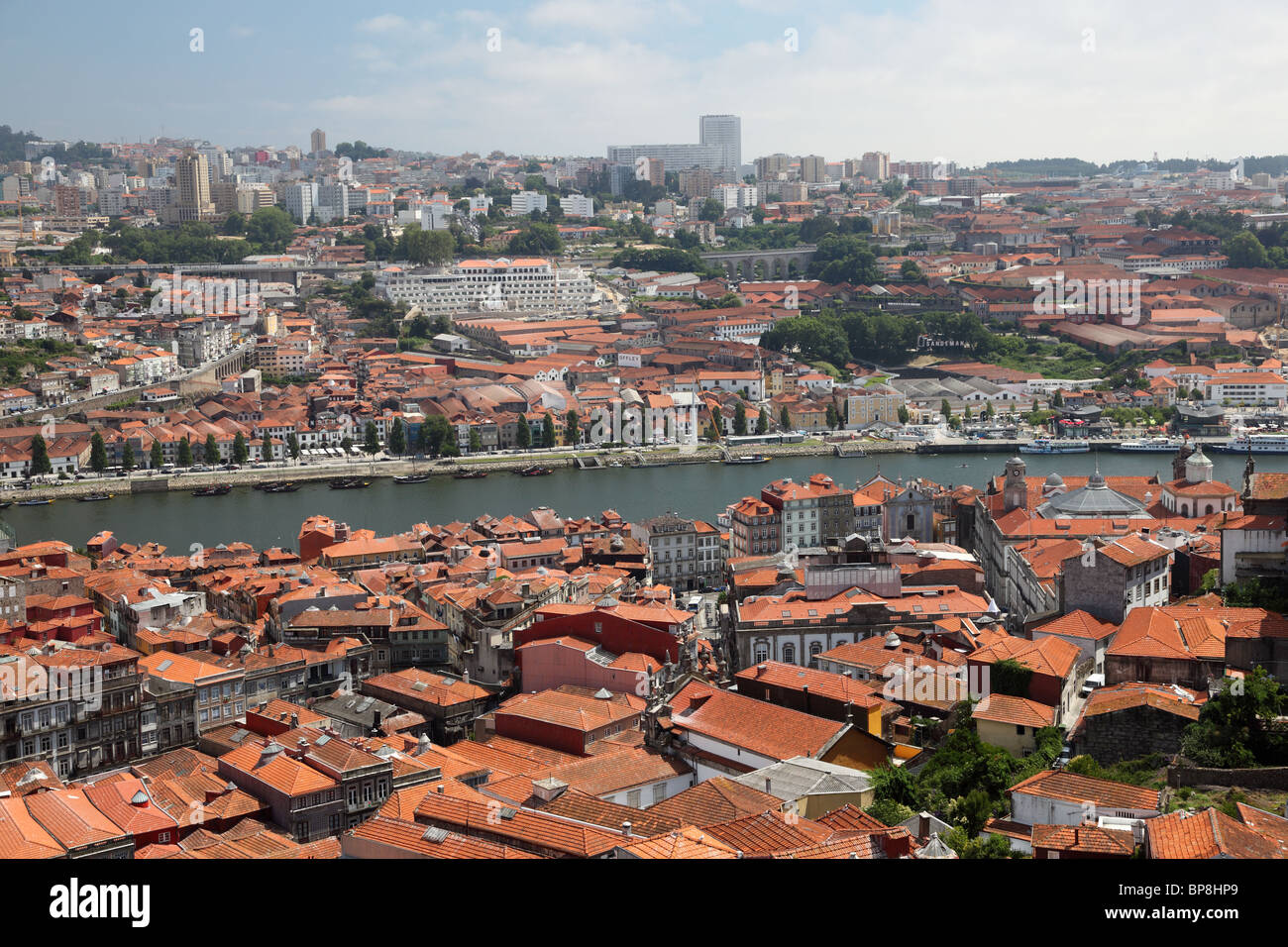 Blick über Porto und Vila Nova De Gaia, Portugal Stockfoto