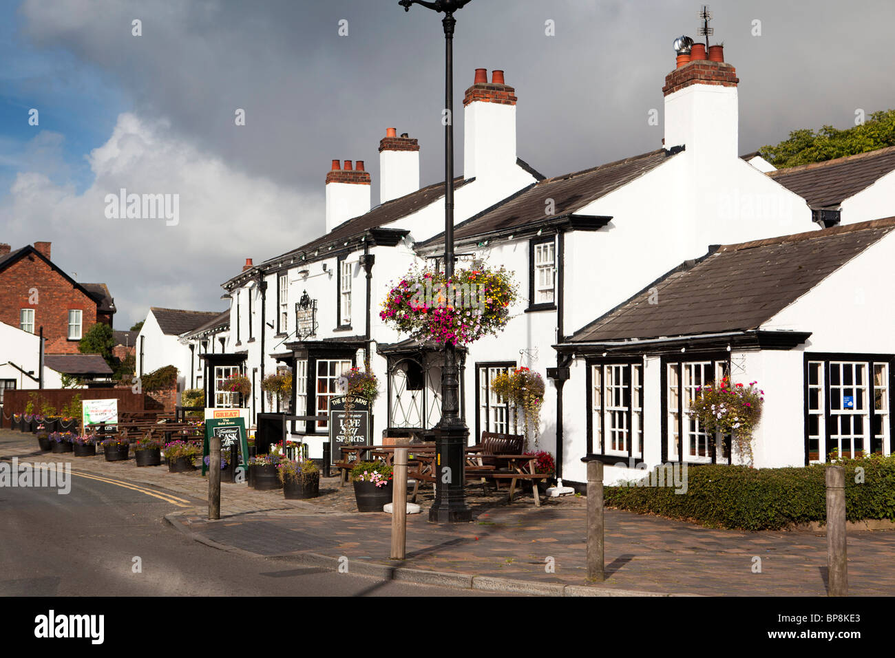 Großbritannien, England, Merseyside, Southport, Churchtown, Fett Arms Pub gebaut im Jahre 1637 Stockfoto