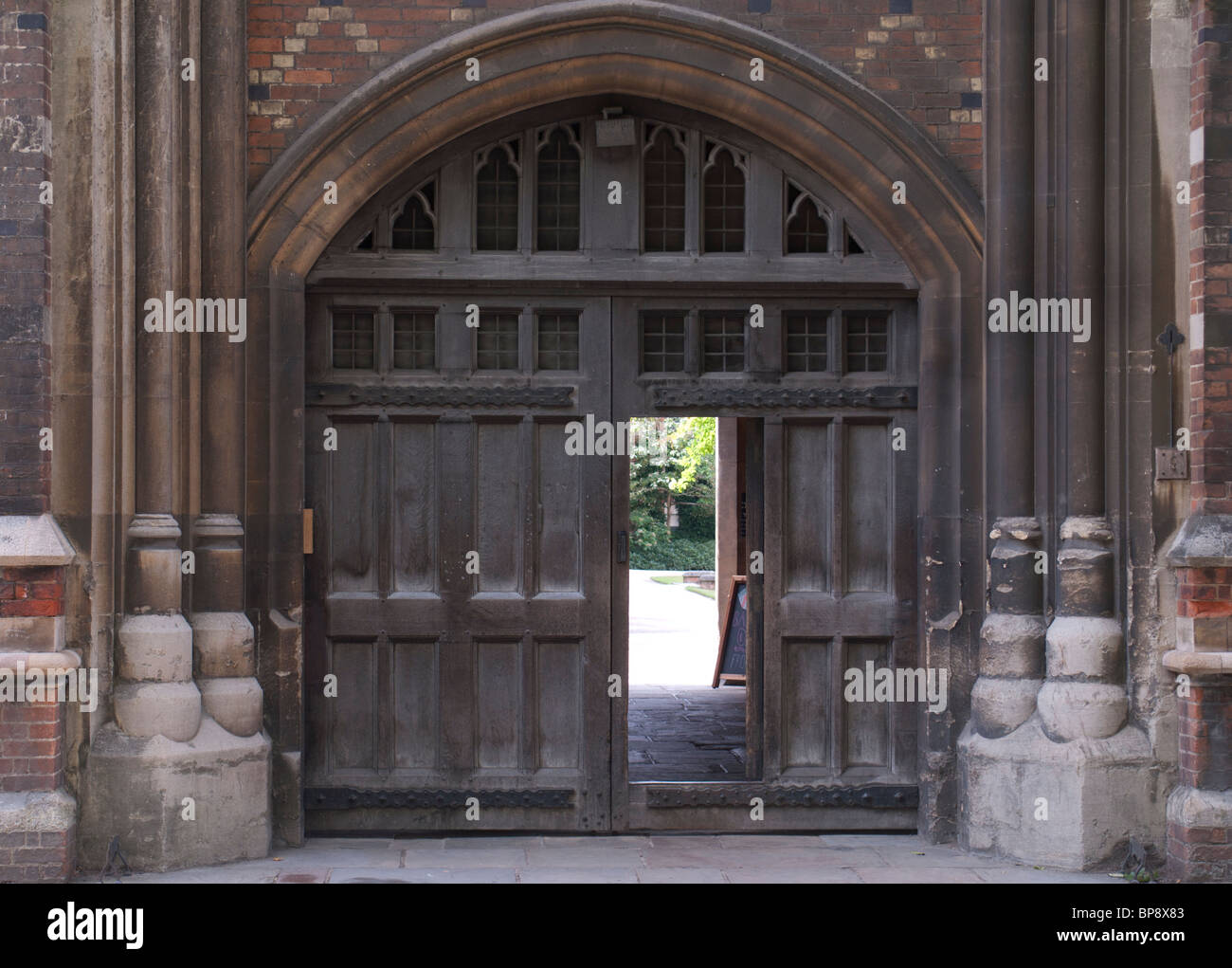 Altes Tor Keble College in Oxford Stockfoto
