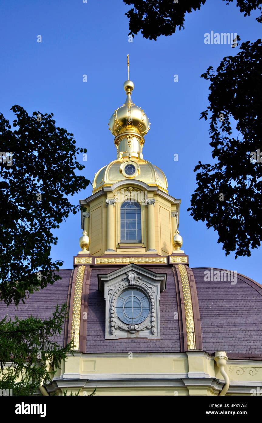 Seitenkapelle der Kathedrale St. Peter und Paul, Zayachy Insel, Sankt Petersburg, nordwestlichen Region, Russland Stockfoto