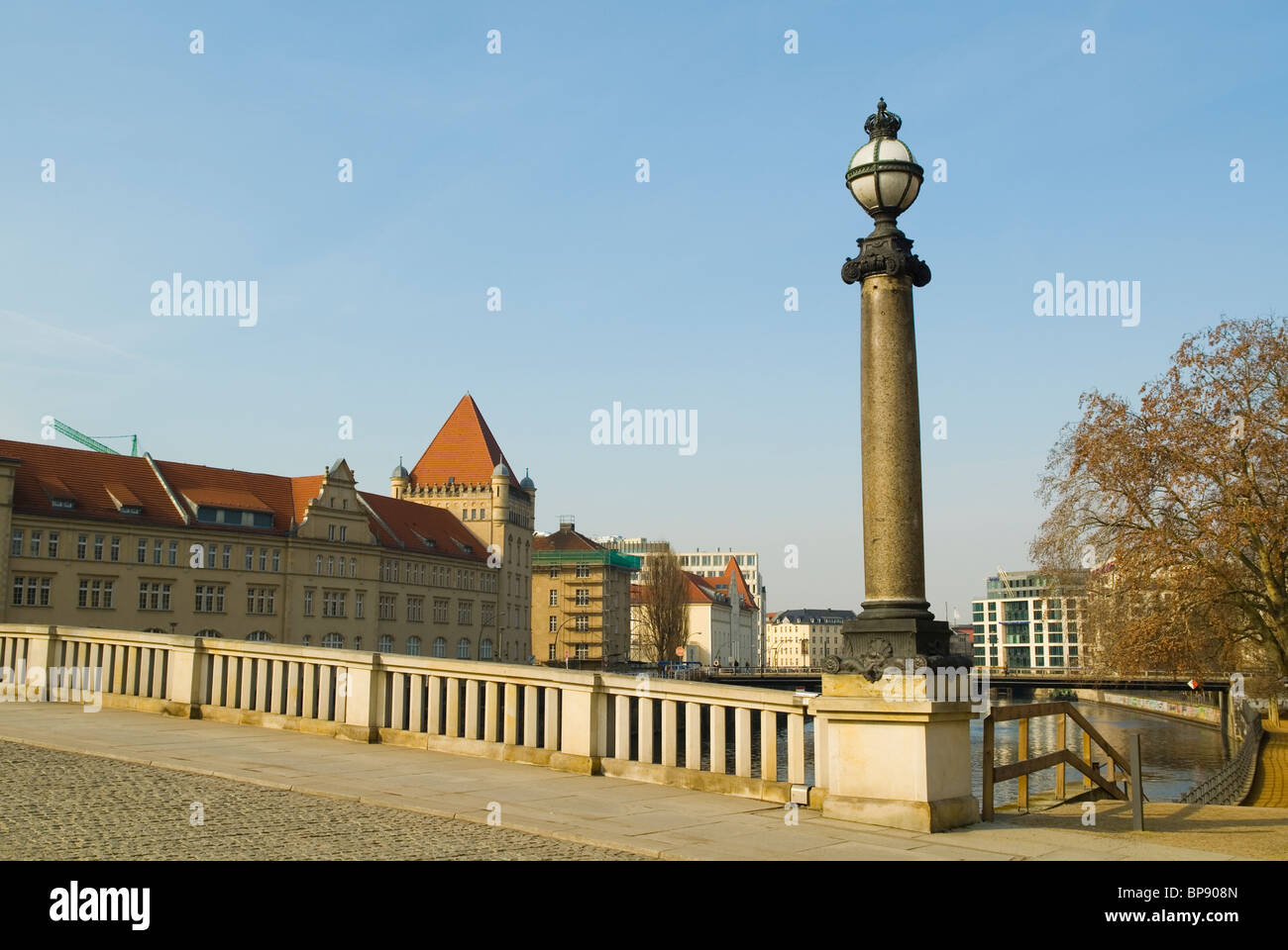 Brücke in Berlin Deutschland Stockfoto