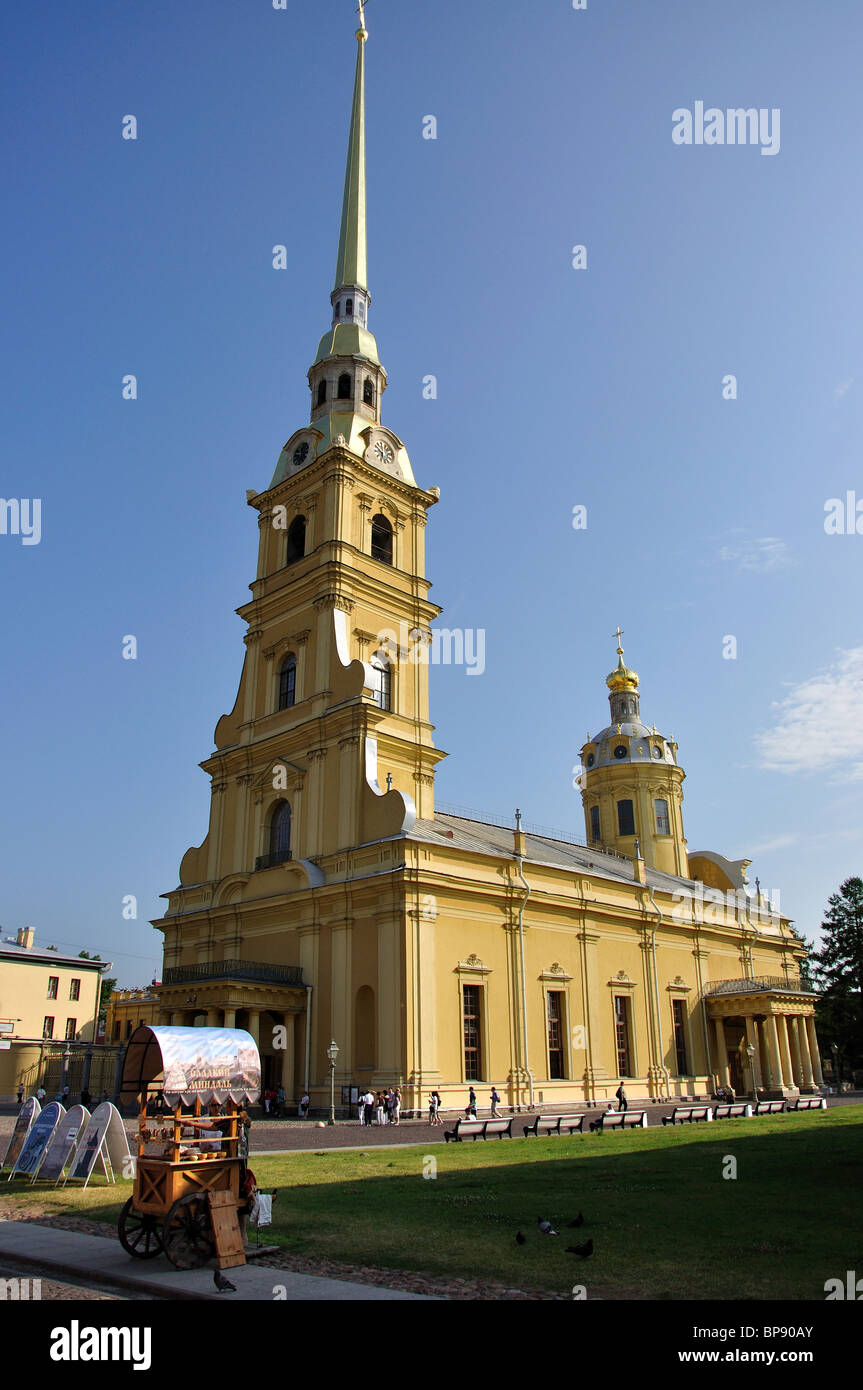 Die Kathedrale von St. Peter und Paul, Zayachy Insel, Sankt Petersburg, nordwestliche Region, Russland Stockfoto