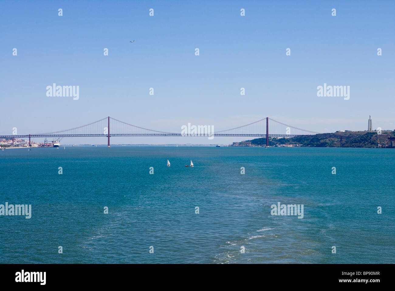 Ponte 25 de Abril Brücke, Lissabon, Lissabon, Portugal, Europa Stockfoto