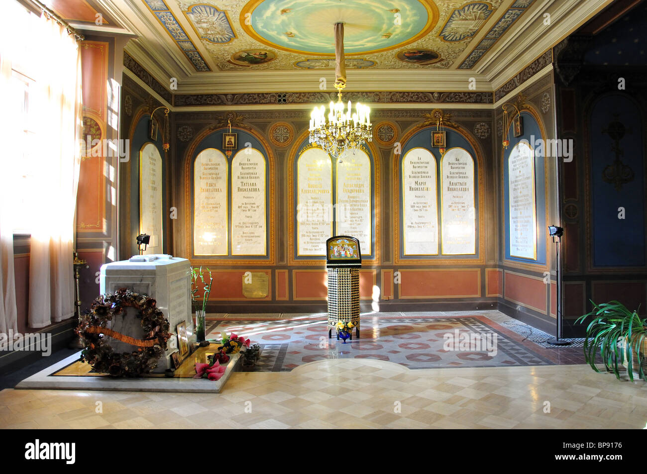 Die Kapelle von St. Catherine die Märtyrer, die Kathedrale von St. Peter und Paul, Zayachy Insel, Sankt Petersburg, Russland Stockfoto