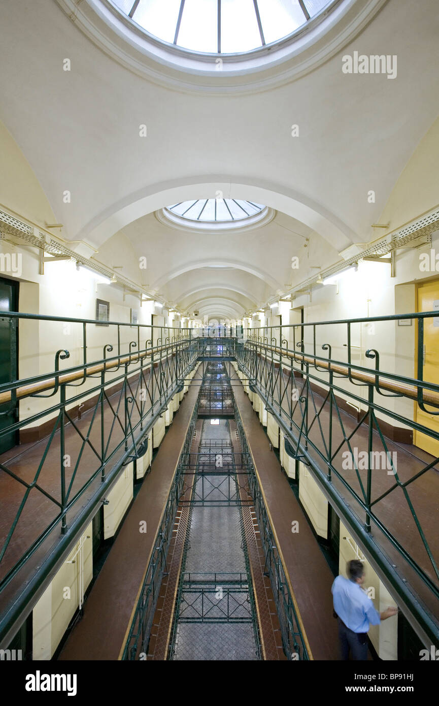 Gefängnis Moabit Korrekturmöglichkeit, Interieur, in Berlin, Deutschland Stockfoto