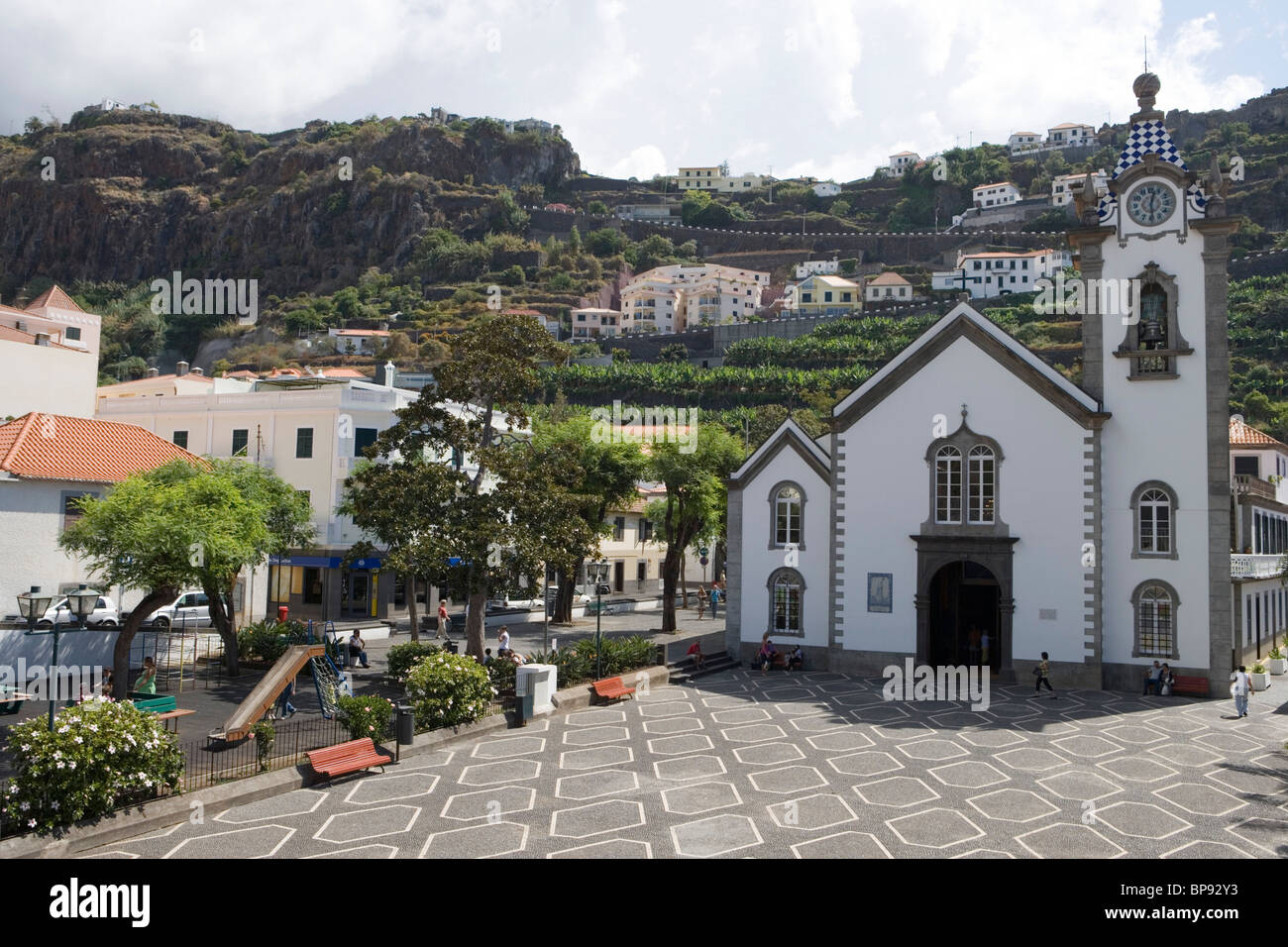 Igreja de Sao Bento Church, Ribeira Brava, Madeira, Portugal Stockfoto