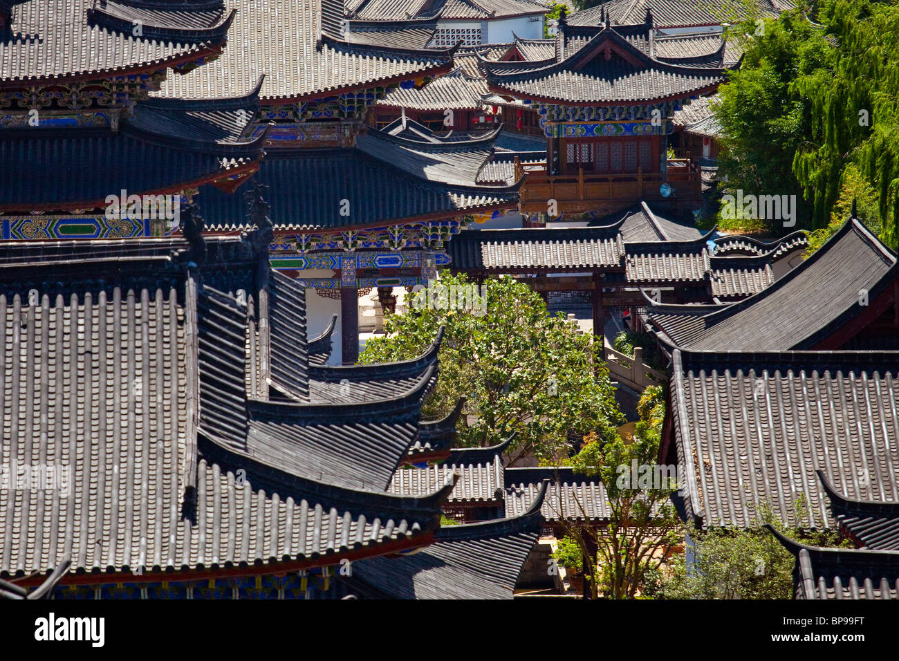 Mu Family Mansion, Altstadt, Lijiang, Provinz Yunnan, China Stockfoto