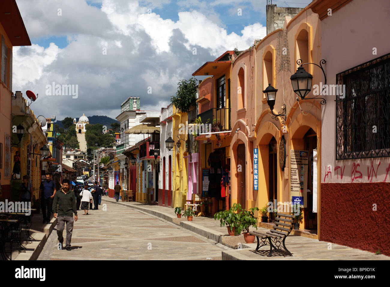 Real de Guadalupe in San Cristobal de Las Casas in Chiapas in Mexiko Stockfoto