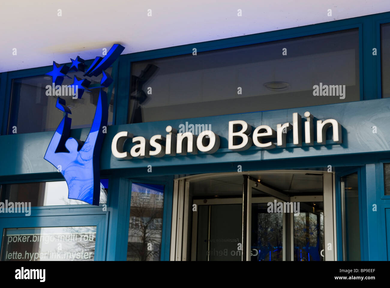 Casino Berlin Zeichen Berlin Deutschland Stockfoto