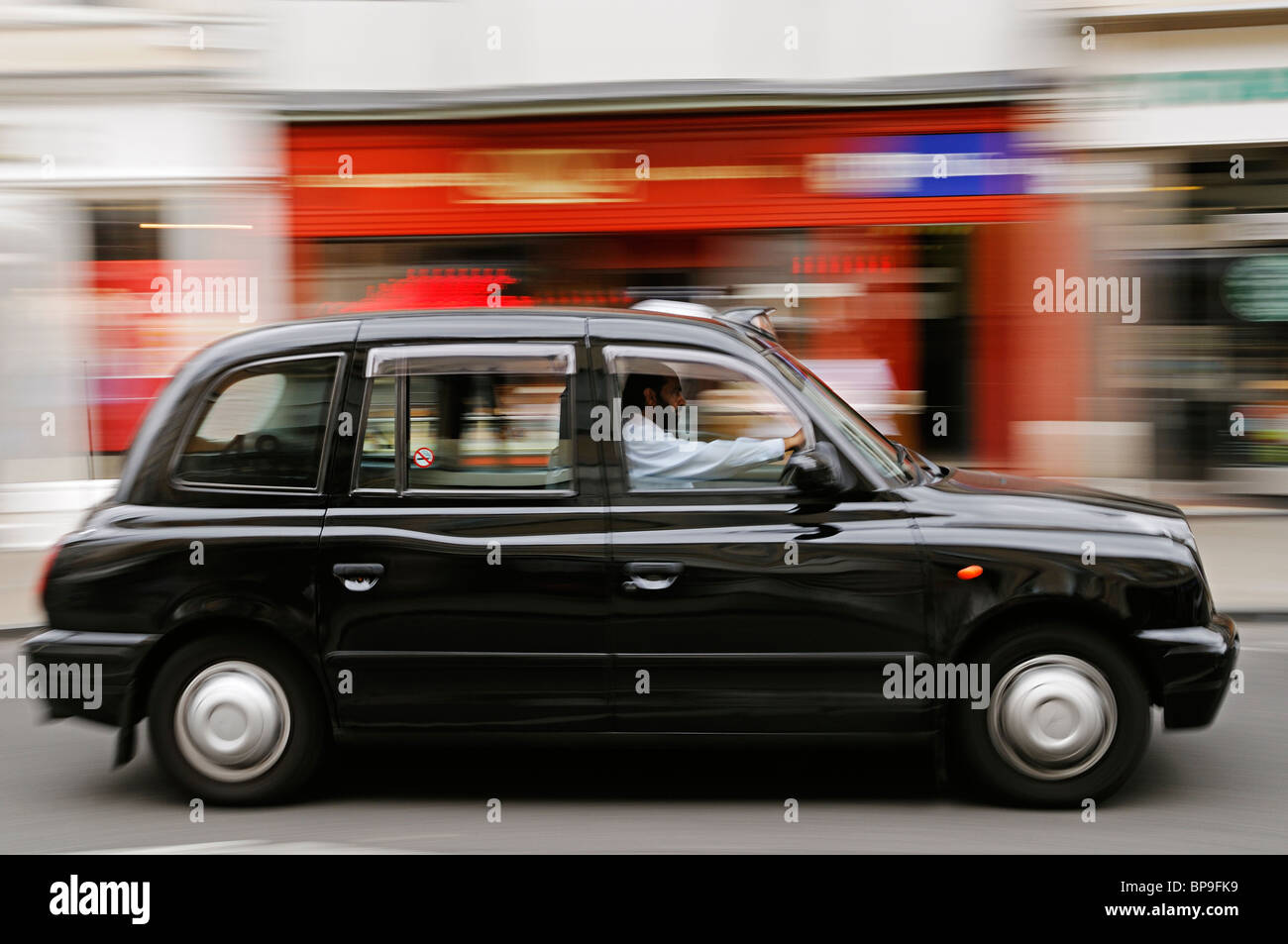 London Taxi Stockfoto