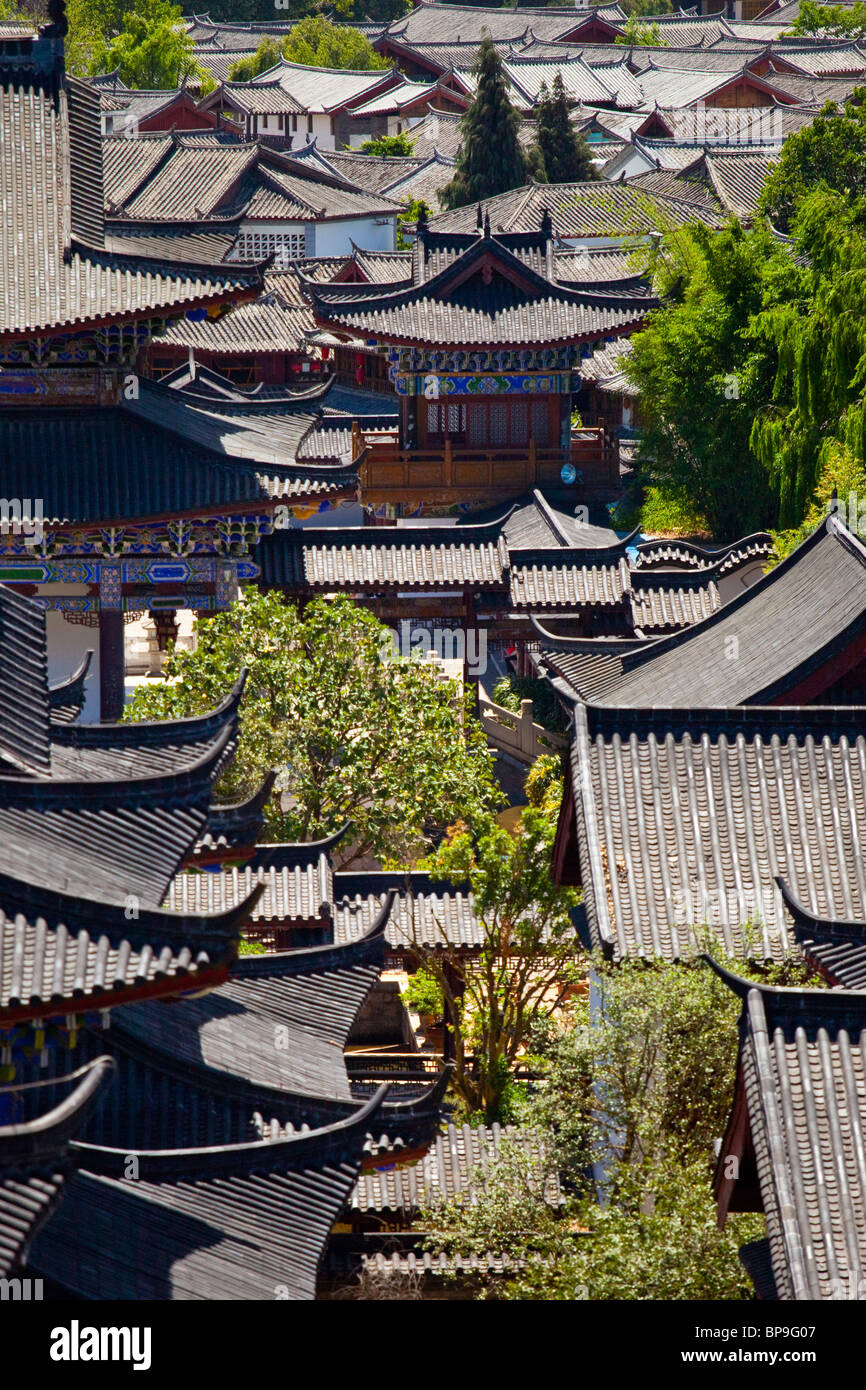 Mu Family Mansion, Altstadt, Lijiang, Provinz Yunnan, China Stockfoto