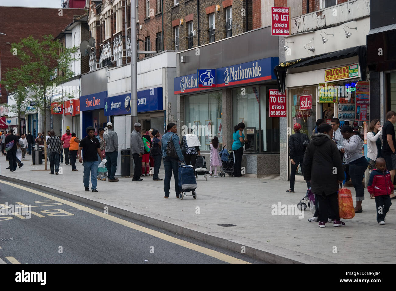 Peckham Südlondon Geschäfte Stockfoto