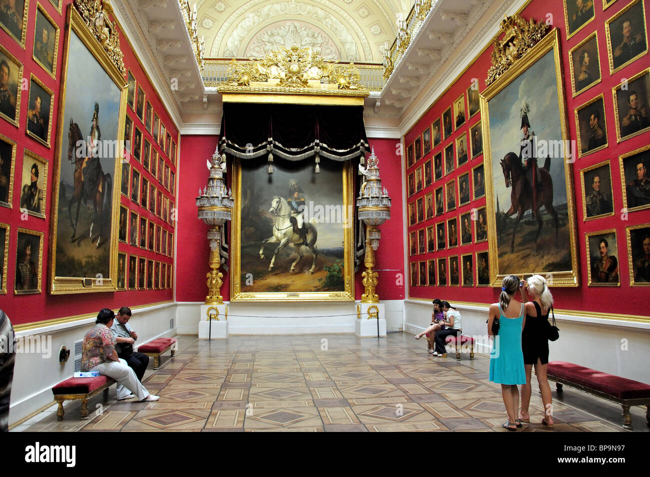 Der Krieg von 1812 Gallery, Eremitage, Sankt Petersburg, Nordwest-Region, Russland Stockfoto