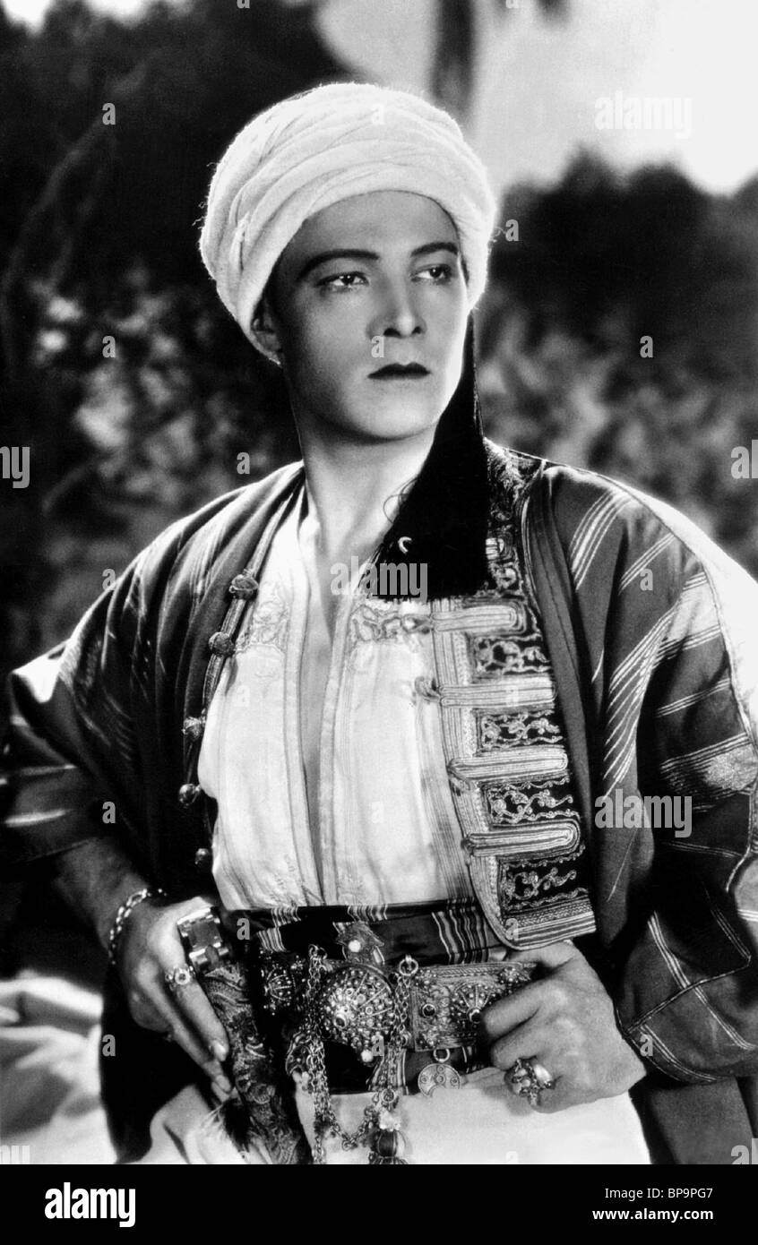RUDOLPH VALENTINO DER SCHEICH (1921) Stockfoto