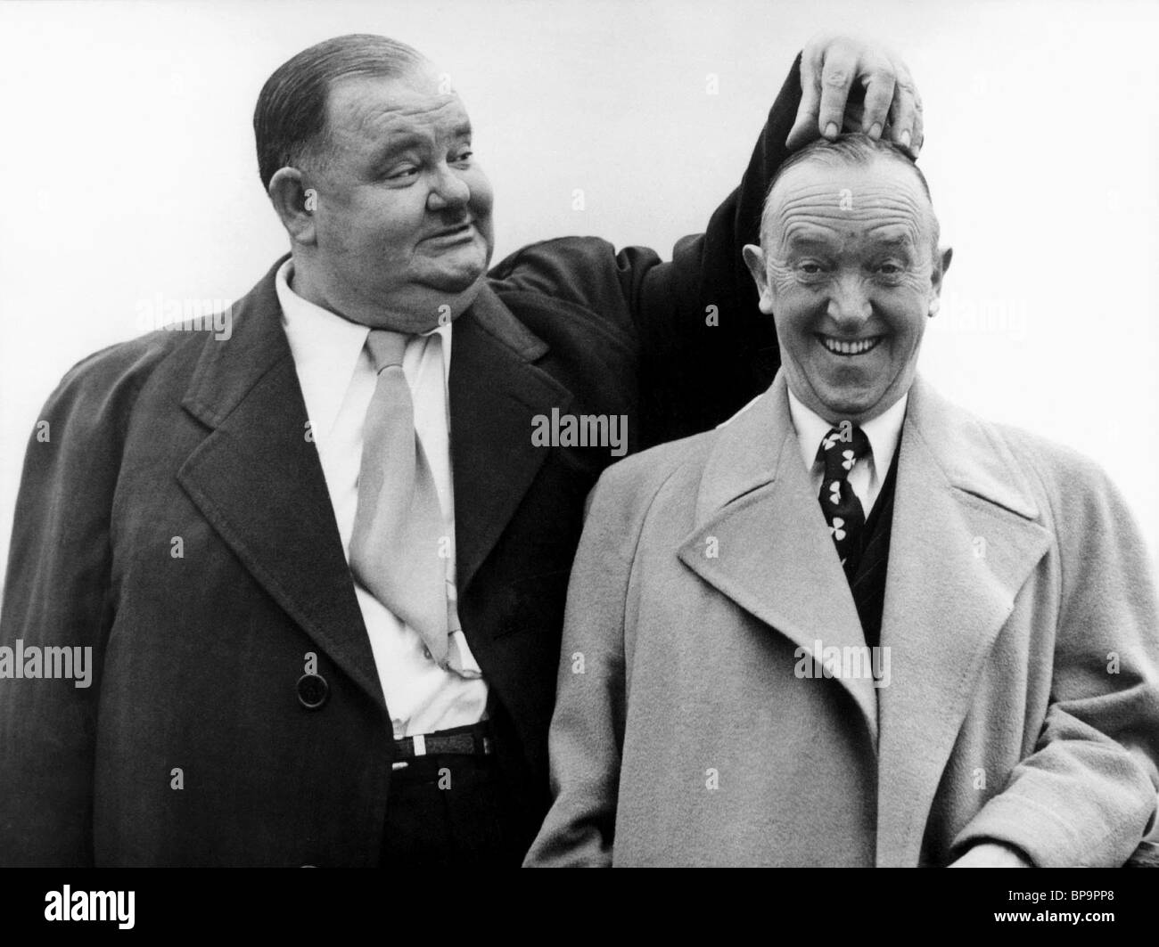 OLIVER HARDY & STAN LAUREL LAUREL & HARDY (1955) Stockfoto