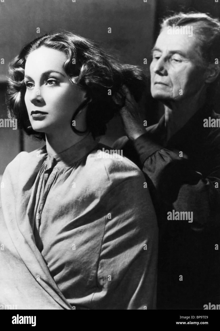 SZENE MIT ALIDA VALLI DIE PARADINE CASE (1947) Stockfoto