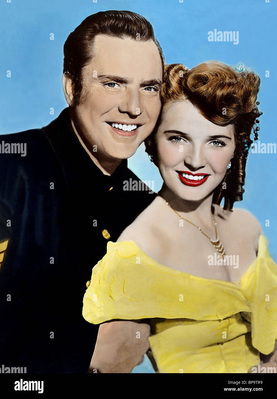 EDMOND O'BRIEN, POLLY BERGEN, WARPATH, 1951 Stockfoto