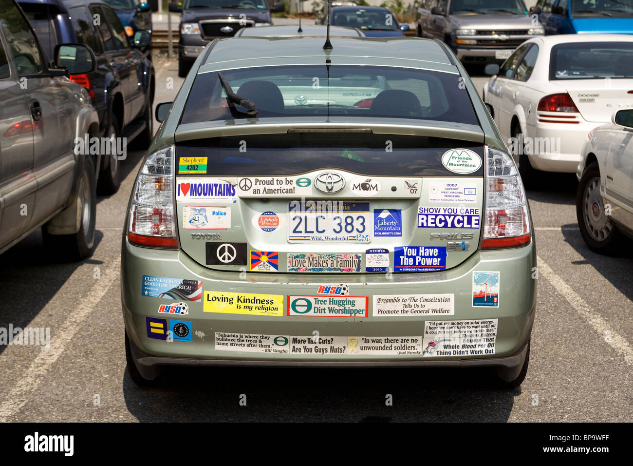 Bumper Sticker Stickers Stockfotos Und Bilder Kaufen Alamy