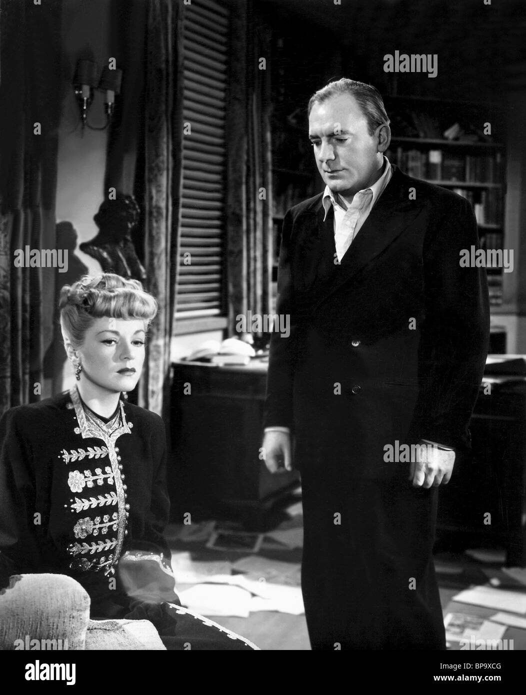 CLAIRE TREVOR, Pat O'Brien, Crack-UP, 1946 Stockfoto