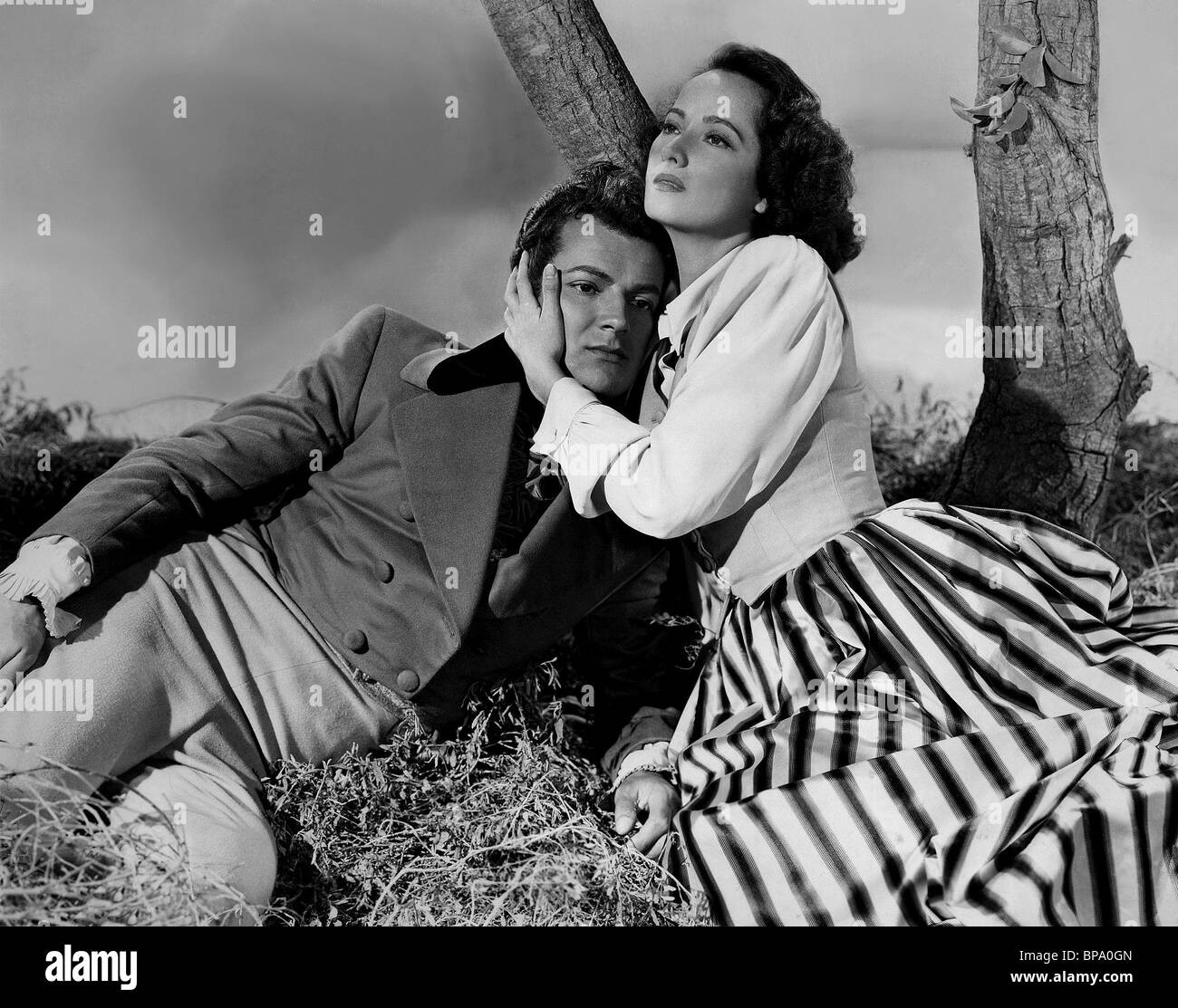 CORNEL WILDE, Merle Oberon, einen Song zu erinnern, 1945 Stockfoto