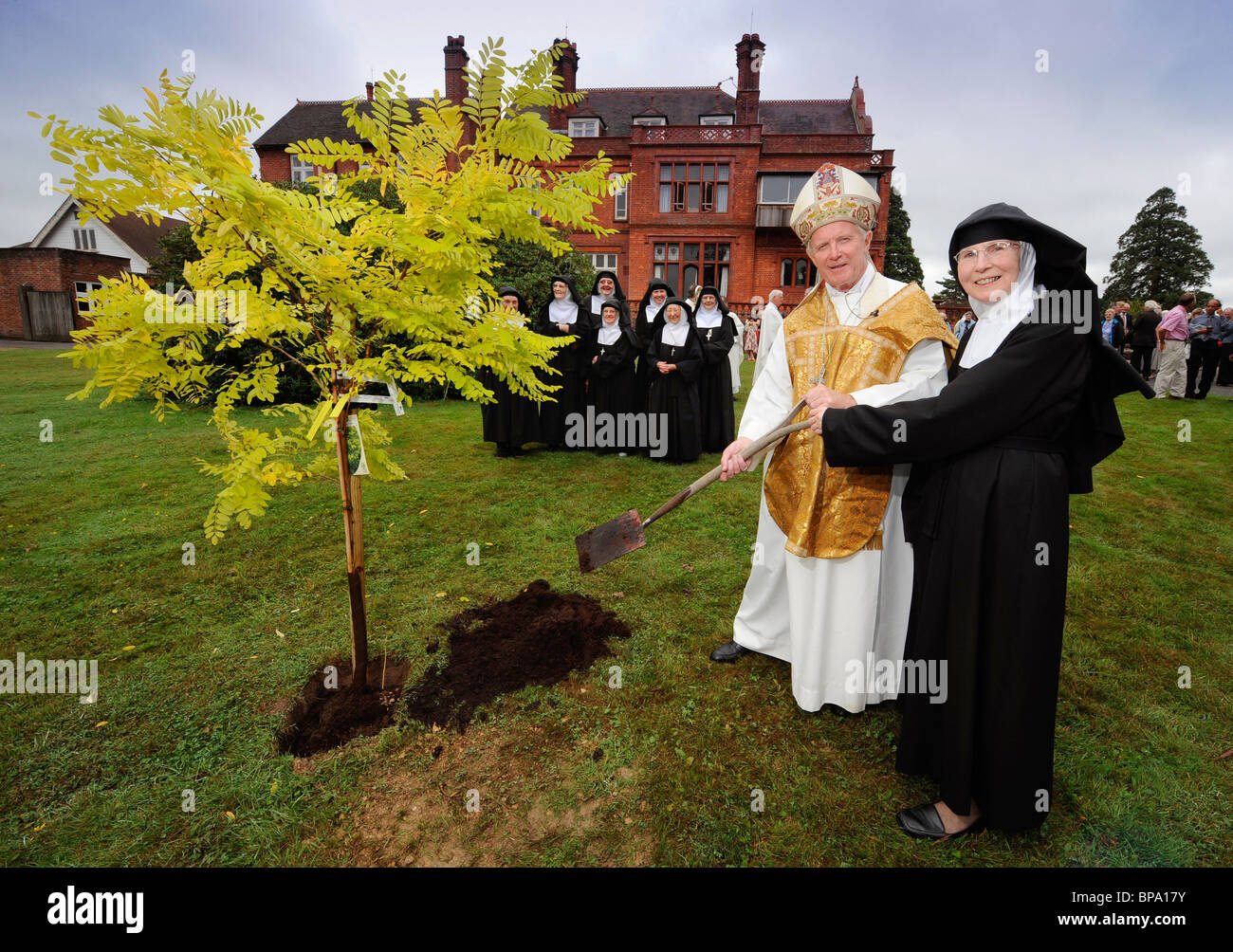 Das Kloster der Heimsuchung in der Nähe von Waldron in East Sussex UK feierte 400 Jahre ihres Ordens 22. August 2010. Stockfoto